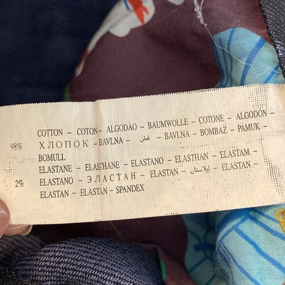 Desigual Spain Embroidered Low Rise Slim Fit Skinny Jeans Size 4 - Picture 5 of 12